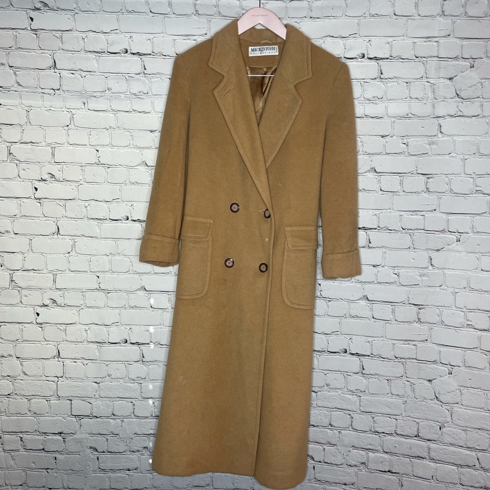 MACKINTOSH 100% real Camel Hair full length coat made in USA ((IYKYK))